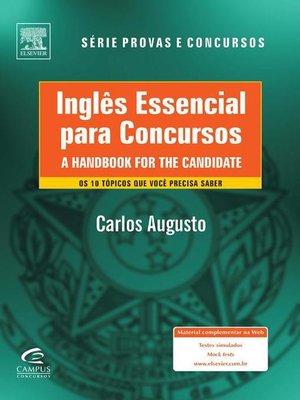 cover image of Inglês Essencial Para Concursos